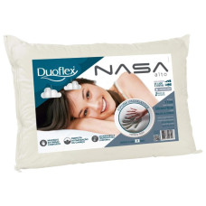 Travesseiro Nasa Alto Duoflex 100% Algodão Bege  