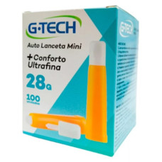 Auto Lanceta Mini G-tech 100 Unidades Ultrafina 