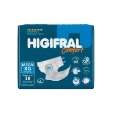 Fralda Geriátrica 20 unidades Confort -Higifral 