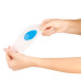 Calcanheira Siligel Para Esporão Com Ponto Azul -Ortho Pauher