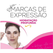 3 Adesivos Silicone Para Testa E Olheiras Anti Rugas Lavável - Siliskin